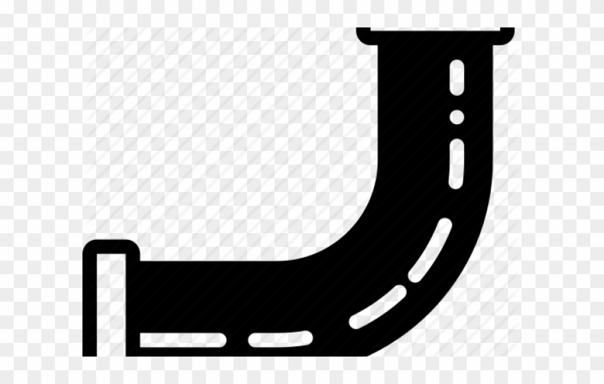 Pipe Clipart Curved - Tube - Png Download