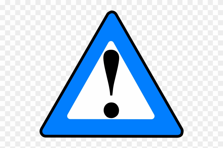 Warning Clip Art - Exclamation Point In A Triangle - Png Download