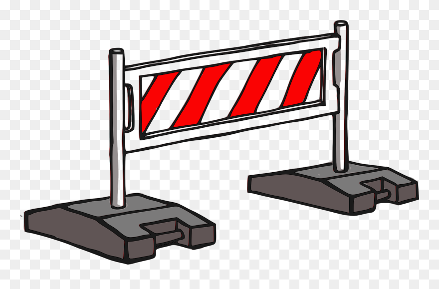 Computer Icons Download Road - Clip Art Barrier - Png Download