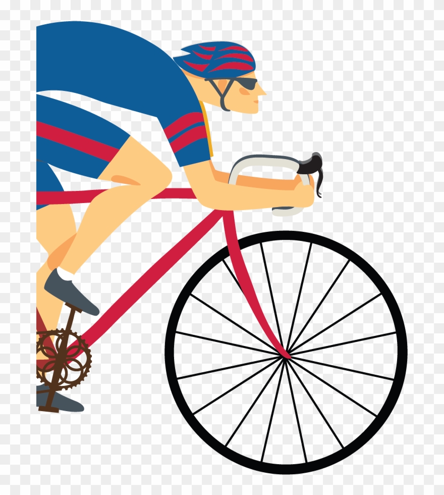 Tire Swing Clipart Inertia - Cyclists Transparent - Png Download