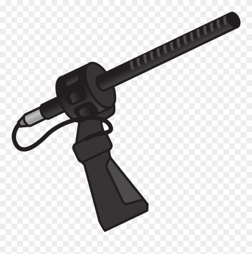 Shotgun Microphone, Ver - Shotgun Microphone Icon Clipart