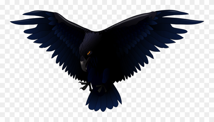 Raven Cliparts - Raven Png Transparent Png