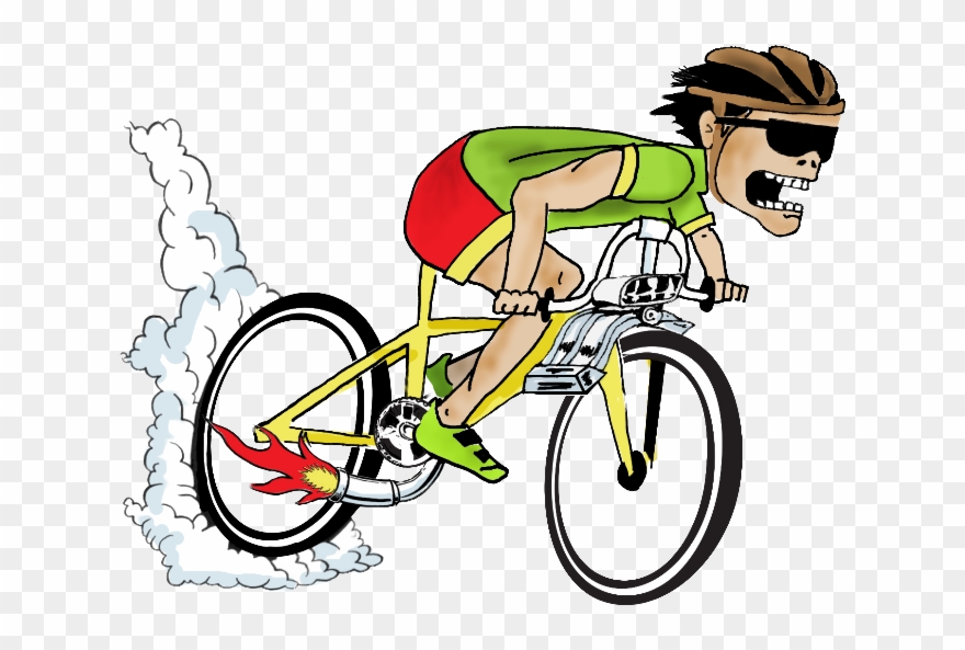 Clipart Bike Bike Parade - Road Bicycle - Png Download