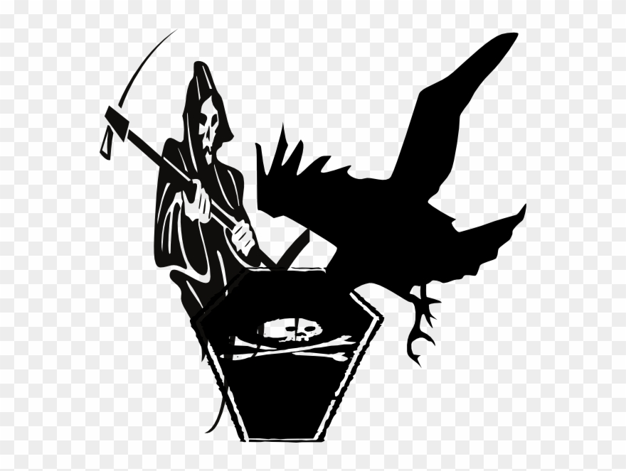 Raven Silhouette Clipart