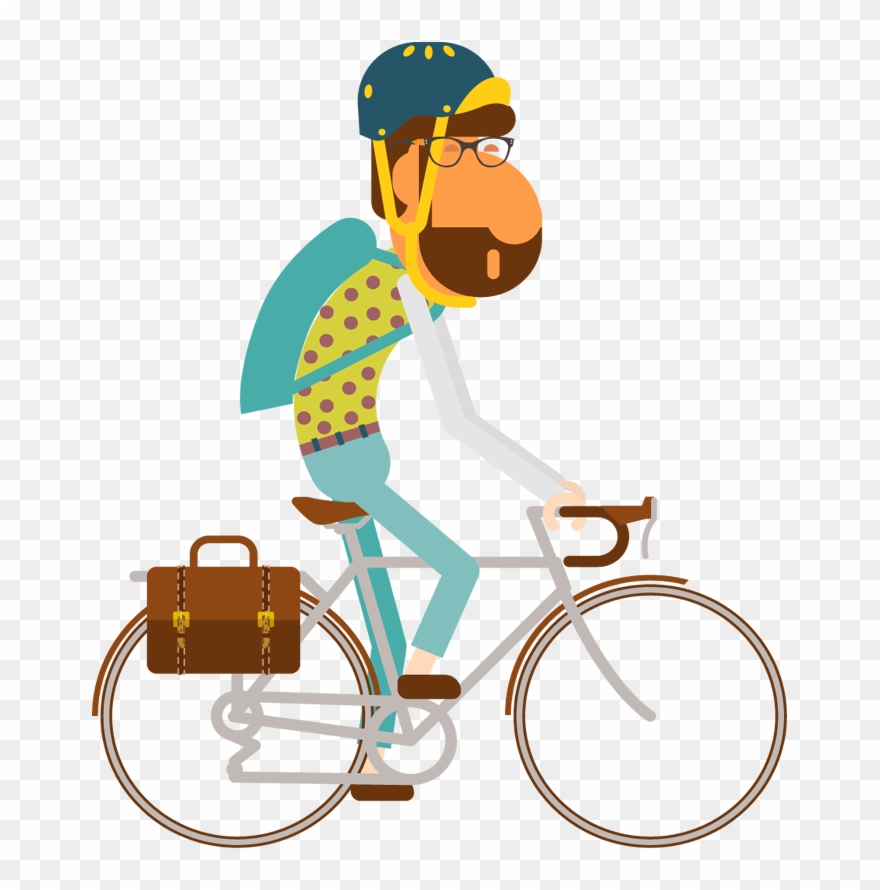 Clip Art Portfolio Categories Designshop Page A - Ride Bicycle Png Cartoon Transparent Png