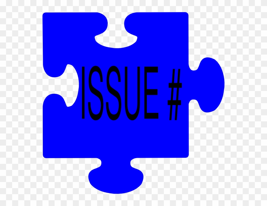 Issue - Light Blue Puzzle Piece Clipart