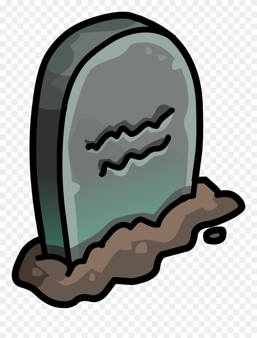 Headstone Clipart Transparent - Cartoon Headstone - Png Download