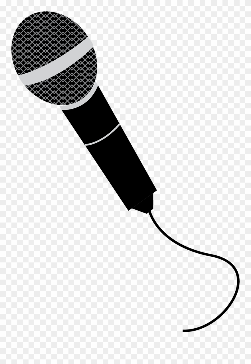Mic Clipart Micrphone - Microphone Singer Clip Art - Png Download