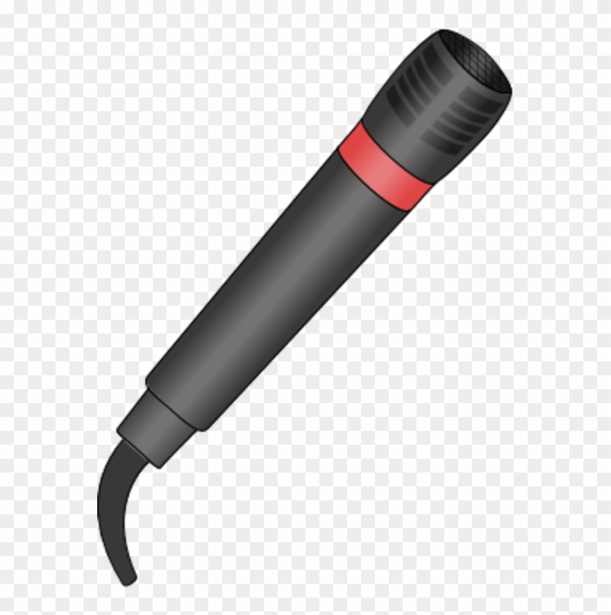 Vector Clip Art - Microphone Clip Art - Png Download