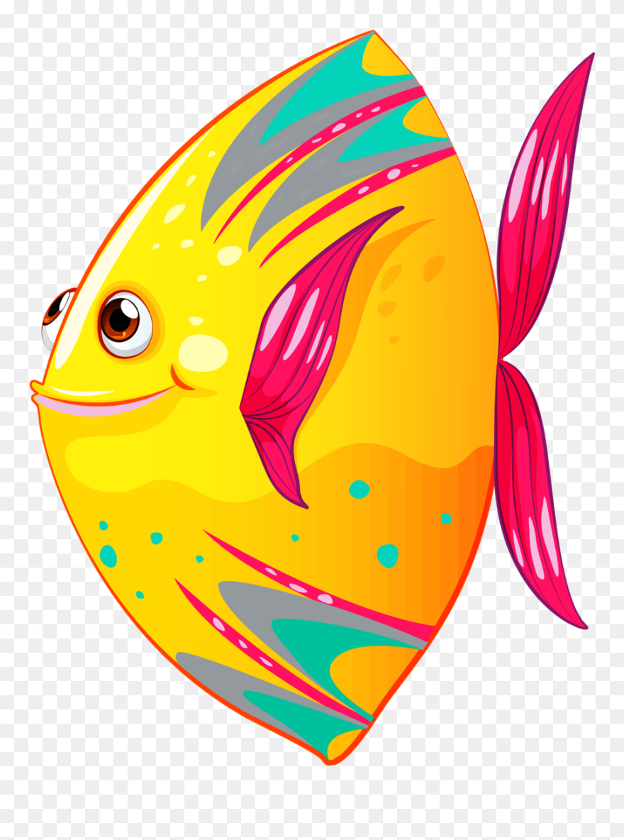 ○•‿✿⁀ocean Safari‿✿⁀•○ - Colorful Fish Cartoon Clipart