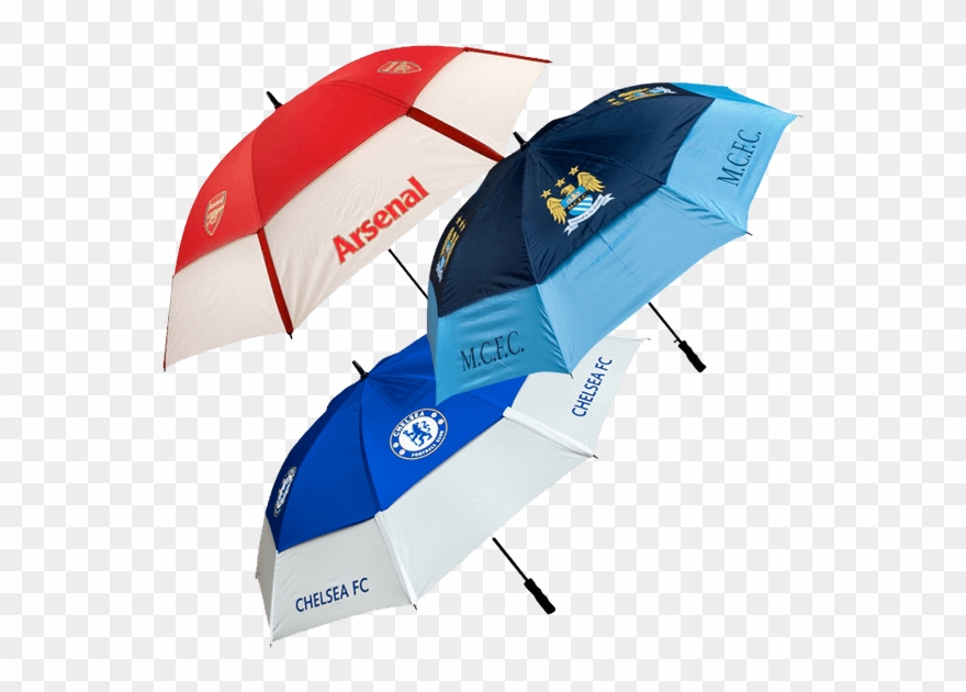 Premier Licensing - Premier League Football Chelsea Fc Umbrella Clipart
