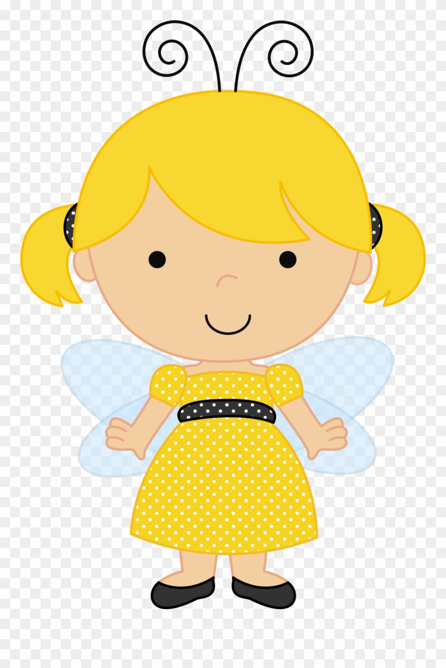 Fairy Clipart Png, Girl Clipart, Baby Illustration, - Bonequinha Com Abelhinha Png Transparent Png