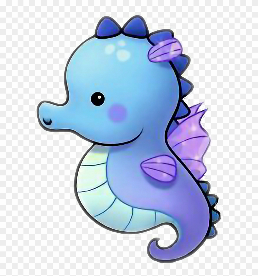 Drawing Clip Art Image Cuteness Short Snouted - Caballito De Mar Bebe Animado Png Transparent Png
