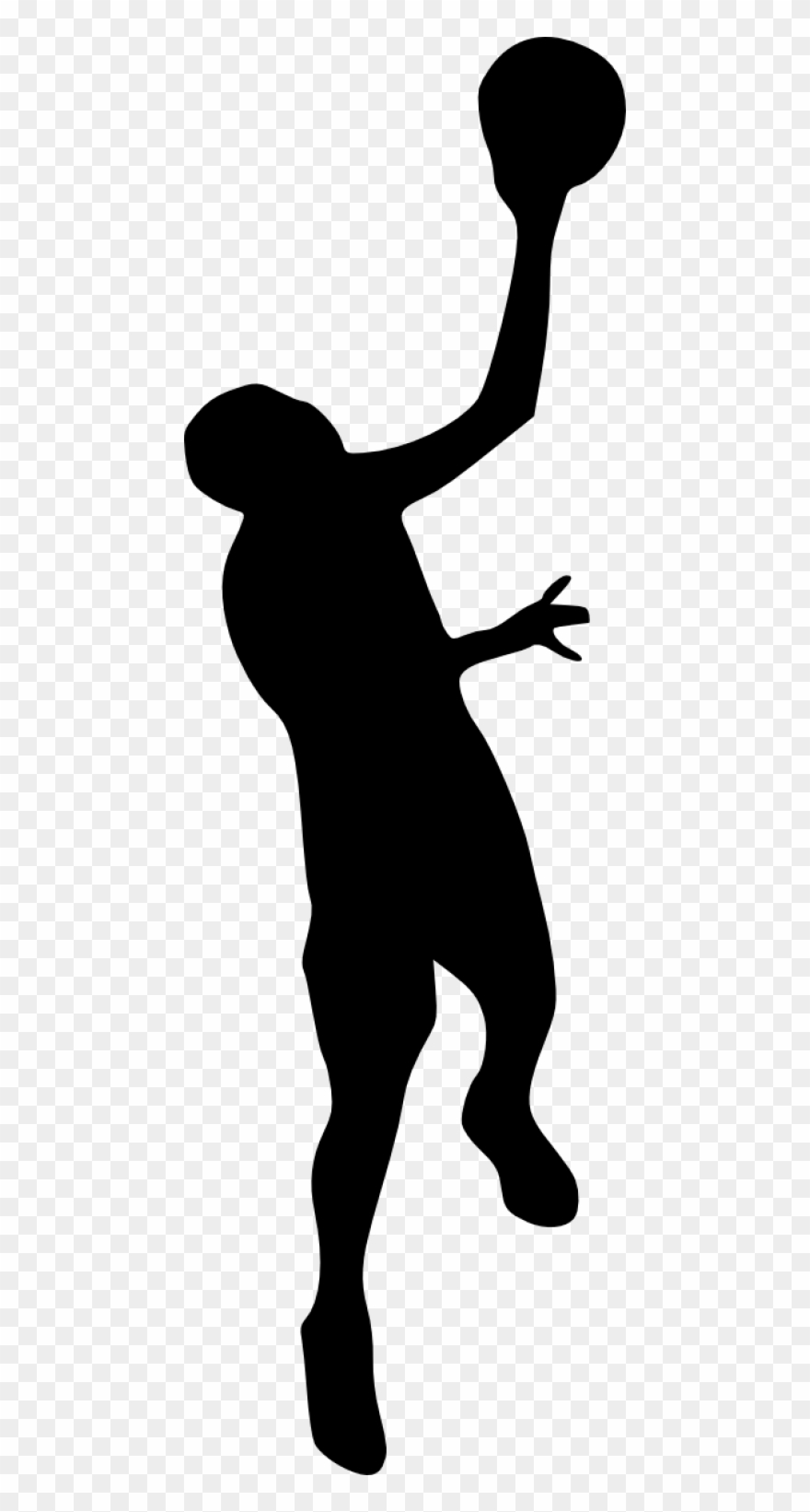 Clip Black And White Stock Basketball Player Clipart - Clip Art - Png Download