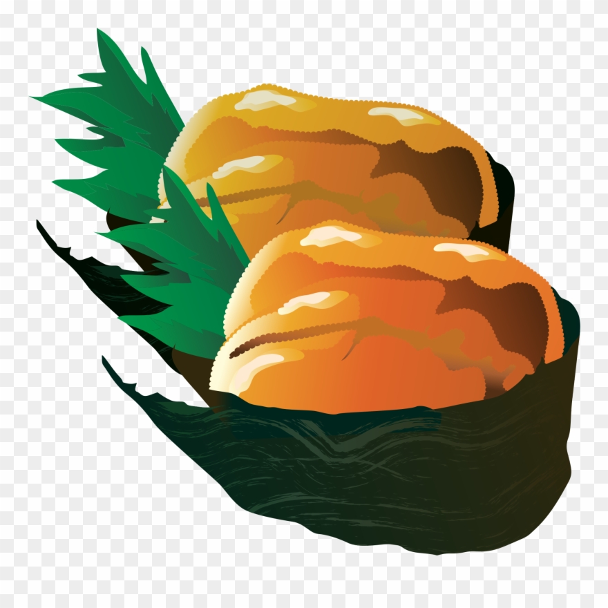 Big Image - Sea Urchin Uni Clipart - Png Download