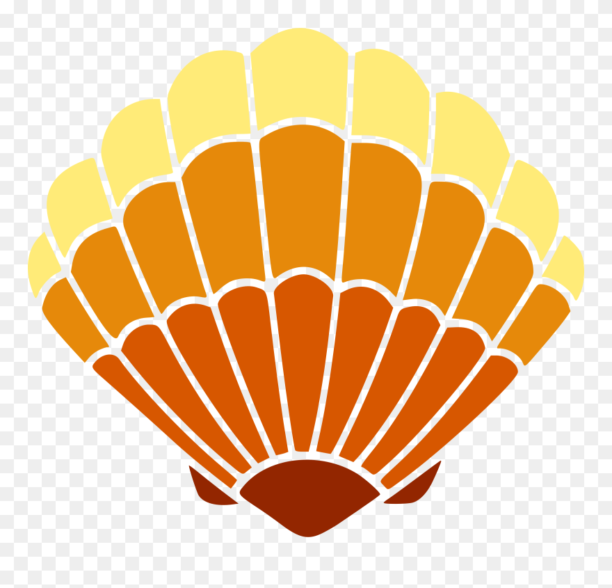 Seashell Encapsulated Postscript Autocad Dxf Drawing - Clam Shell Vector Png Clipart