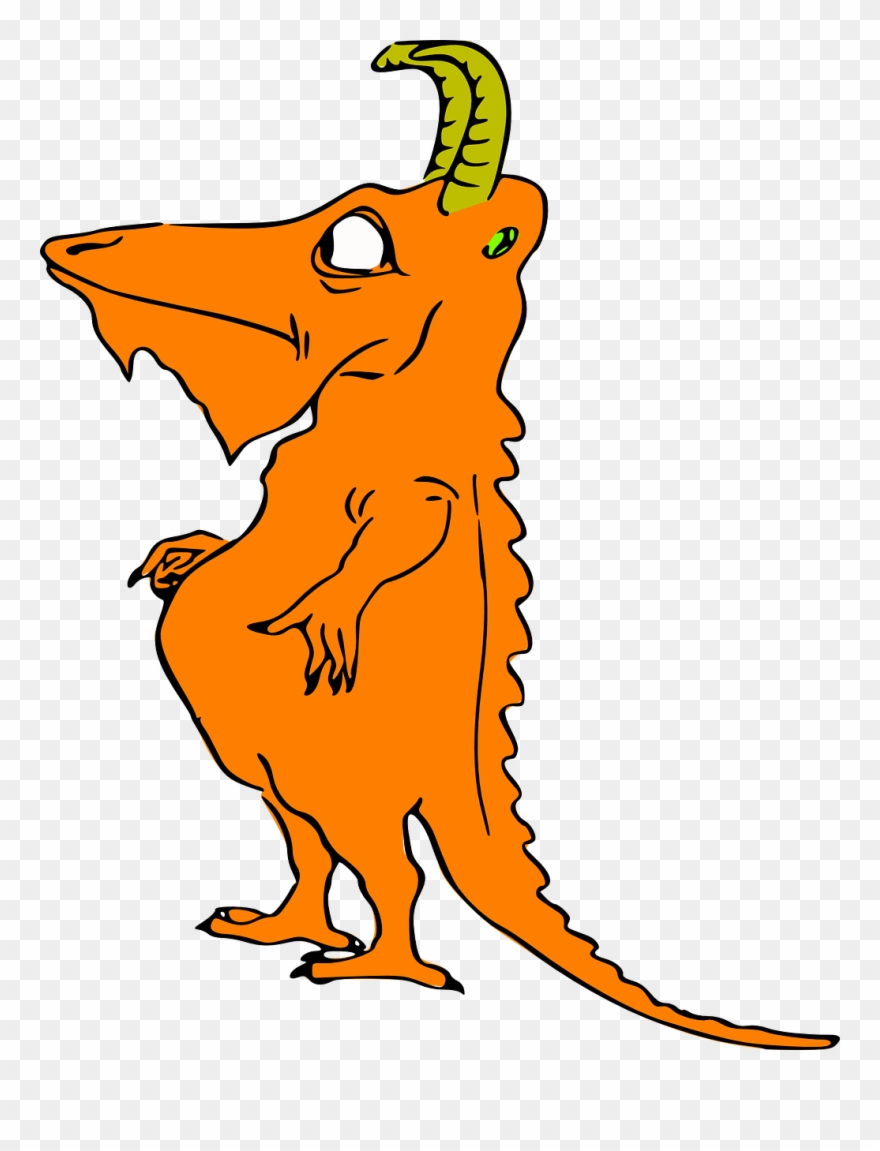 Seahorse Clipart Orange - Orange Beast Shower Curtain - Png Download