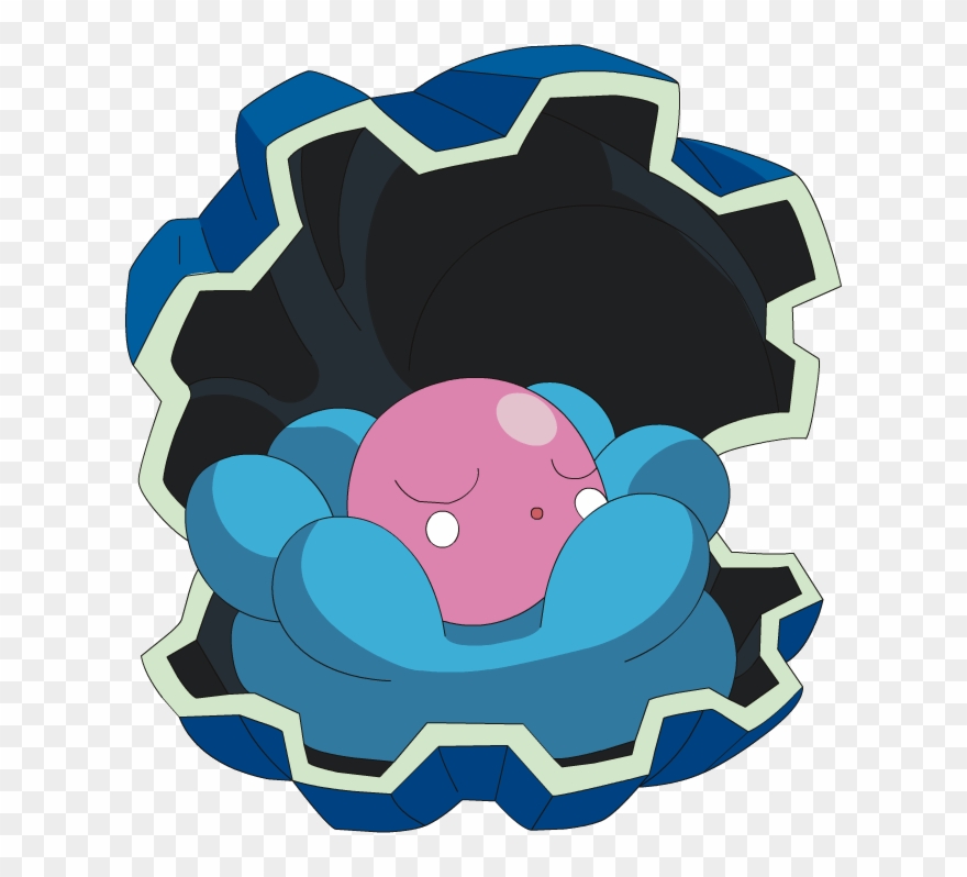 Clam Vector Pearl Illustration Clip Art - Mega Clamperl - Png Download