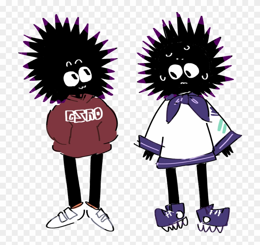 Meet Scatter Their Probably My Most Timid Splatoon - Splatoon Sea Urchin Oc Clipart