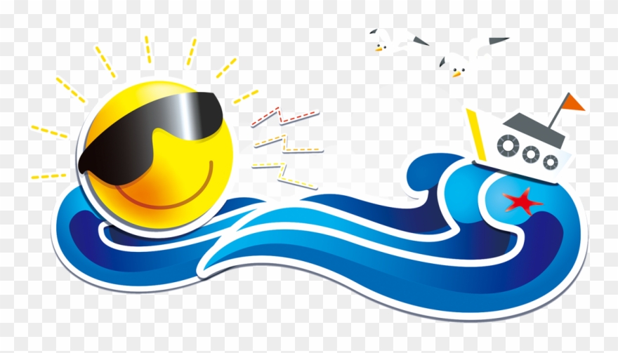 Banner Transparent Sun Waves Transprent Png Free Download - Graphic Design Clipart