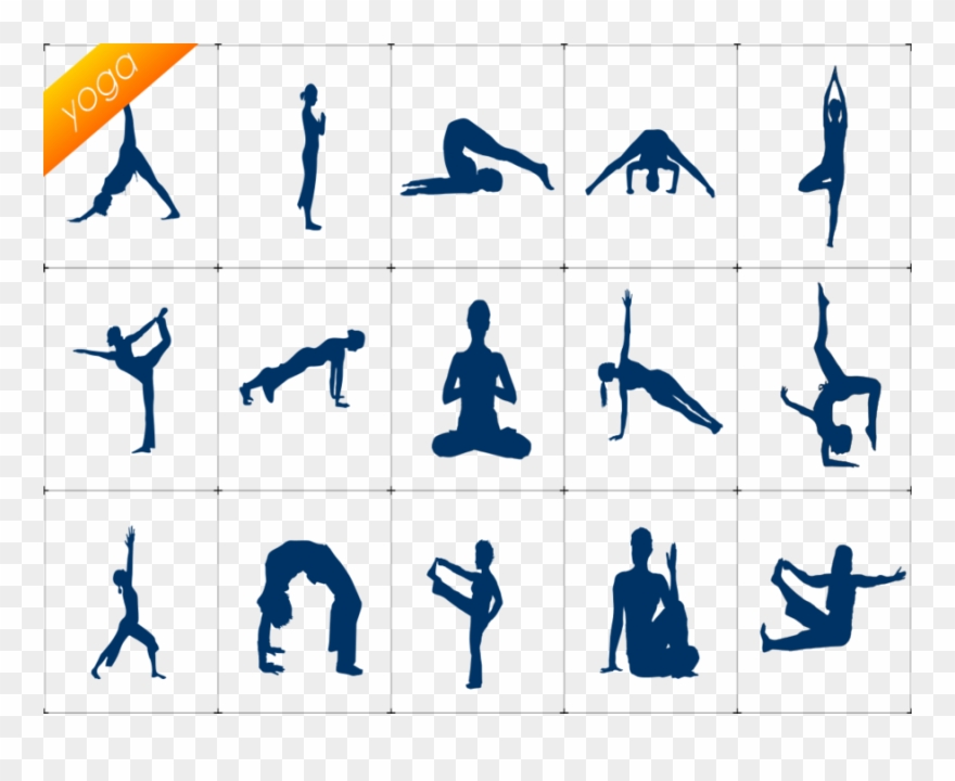 Download Yoga Asanas Clipart Yoga Asana Clip Art Yoga - Height Badhane Ki Exercise - Png Download