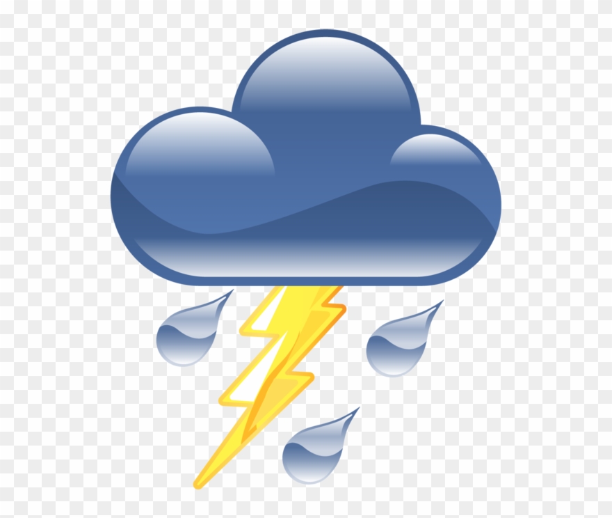 Thunderstorm Free Png Image - Thunderstorm Clipart Transparent Png