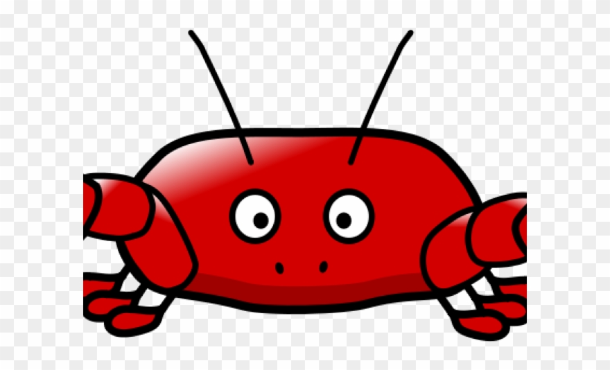 Crab Clipart Doodle - Cartoon Crab Shower Curtain - Png Download