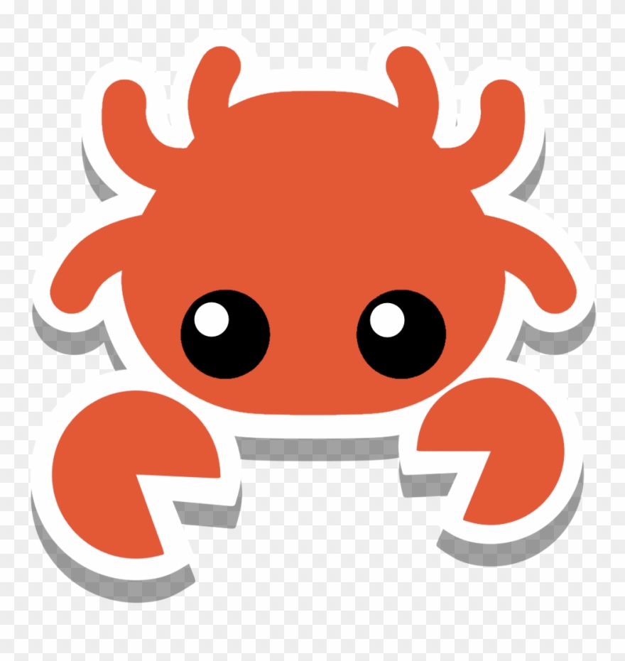 Crab Cartoon Png Black And White Download - Starve Io Animal Clipart