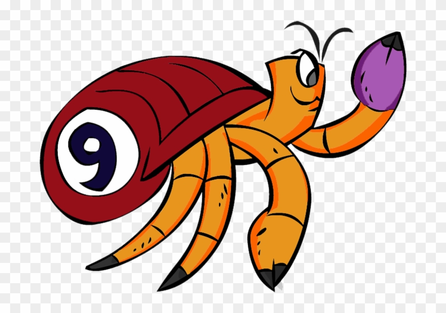 Hermit Crab Clipart Red Crab - Racing Hermit Crab Clipart - Png Download