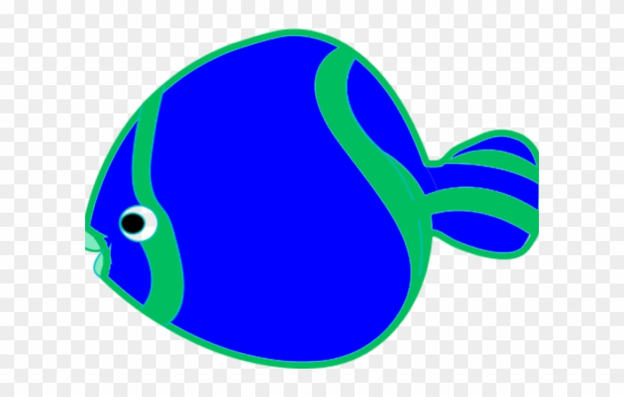 Blue Fish Clip Art - Png Download