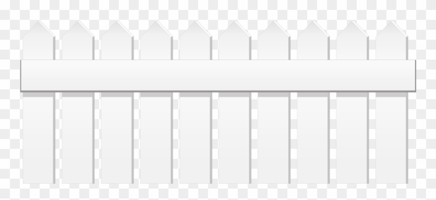 White Fence Png Clipart White Wood Fence Png Transparent Png