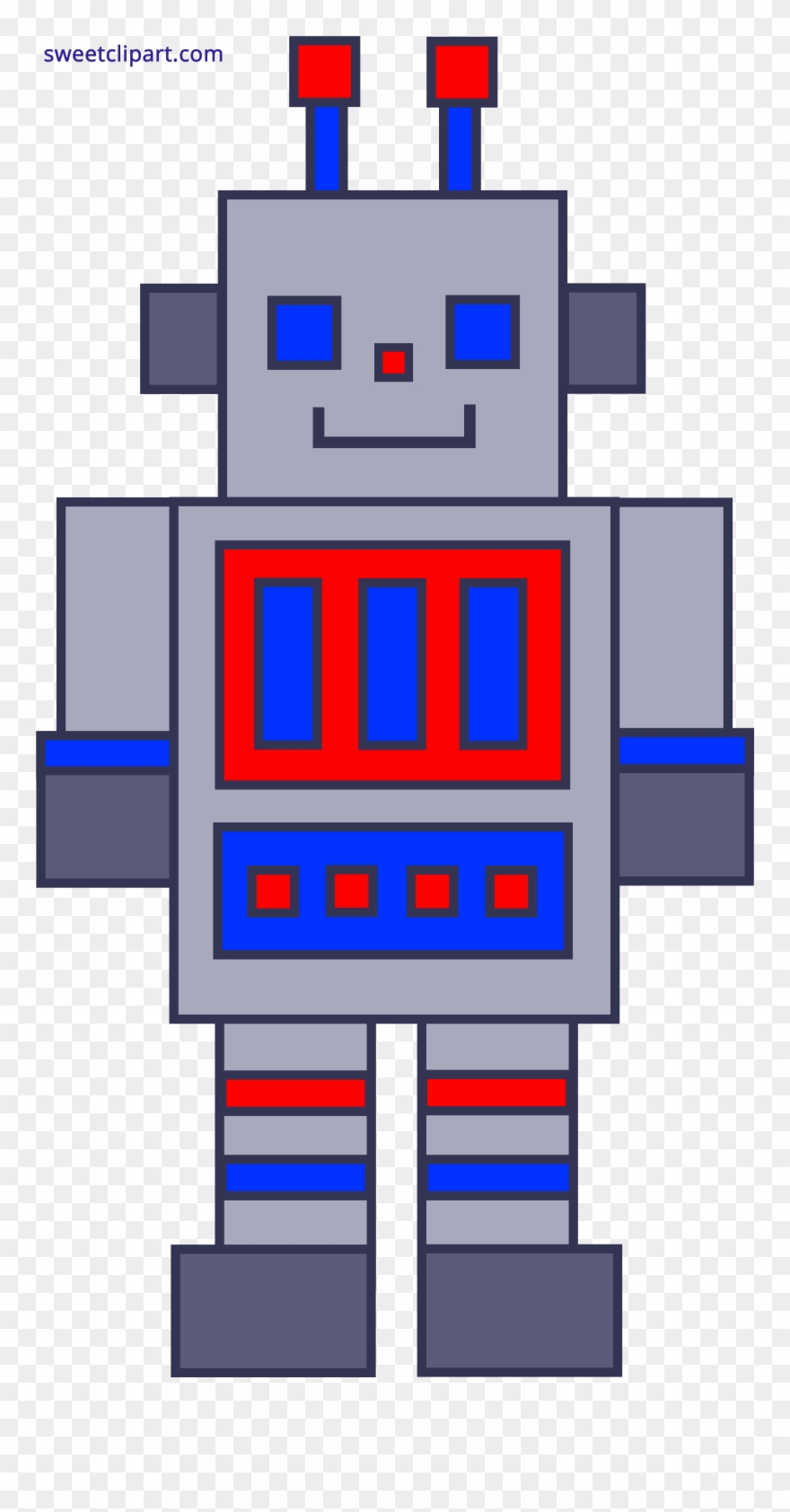 Clipart Free Library Cute Sweet Clip Art - Robot Clipart - Png Download