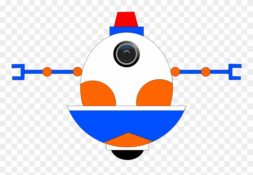 Domestic Robot Airplane Blue Robot Kit - Clip Art - Png Download