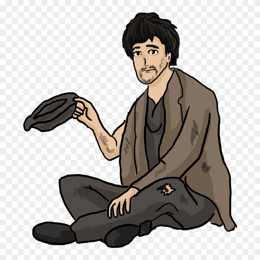 Free Beggar Clipart - Png Download