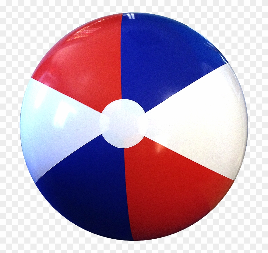 Largest Selection Of Beach Balls With Fast Delivery - Red And Blue Beach Ball Clipart
