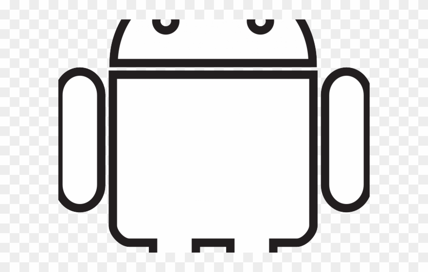 Robots Clipart Black And White - Png Download