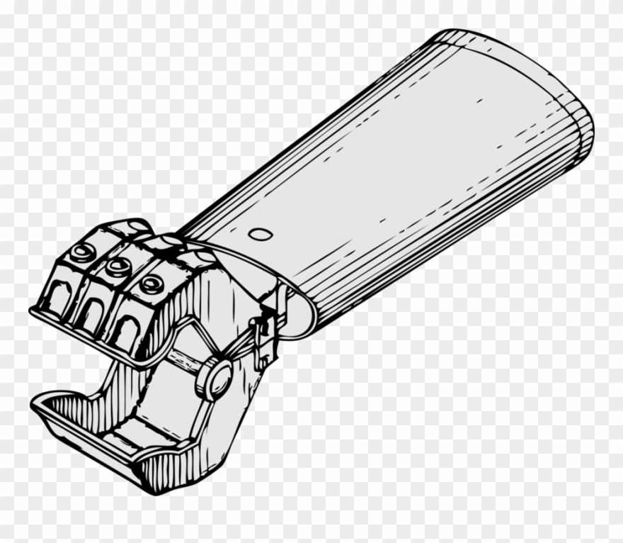 Mechanical Engineering Robotic Arm Hand Drawing - Mechanical Hand Clipart