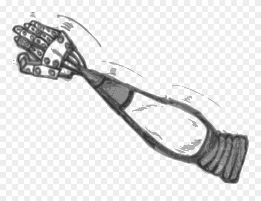 Robotic Arm Robotics Thumb - Bionic Arm Clip Art - Png Download