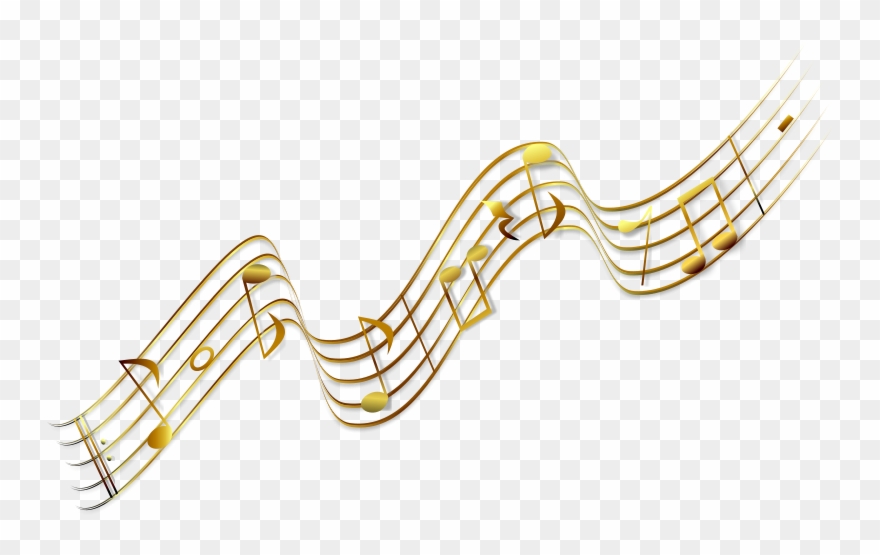 Free Flying Score Remix - Vetor Notas Musicais Png Clipart