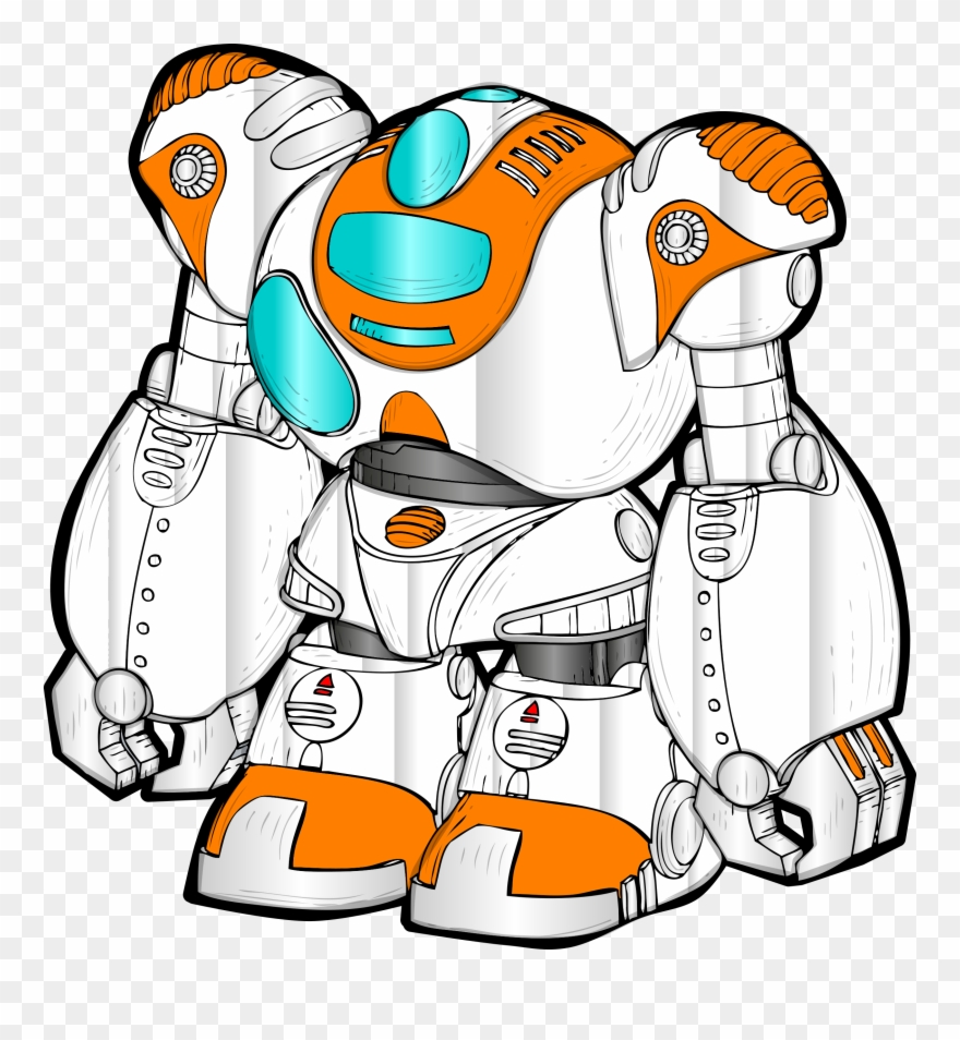 2017 Drawing Realistic - Robot Clip Art - Png Download