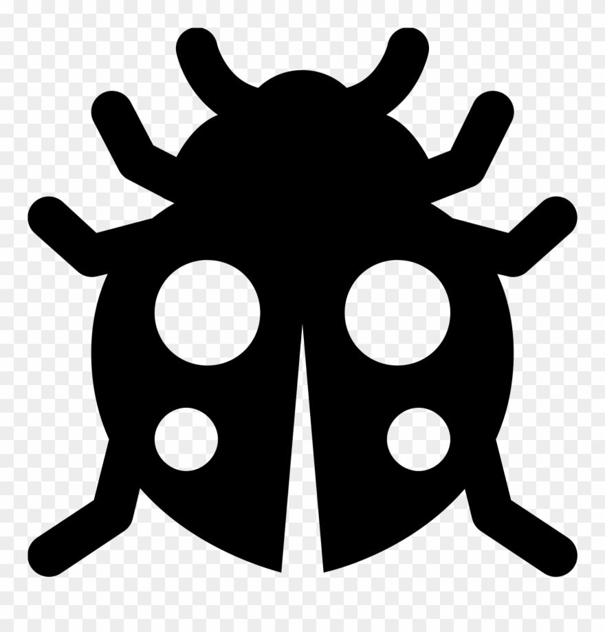 This Is A Logo Of A Beetle With Eight Legs - Biedronka Vector Clipart