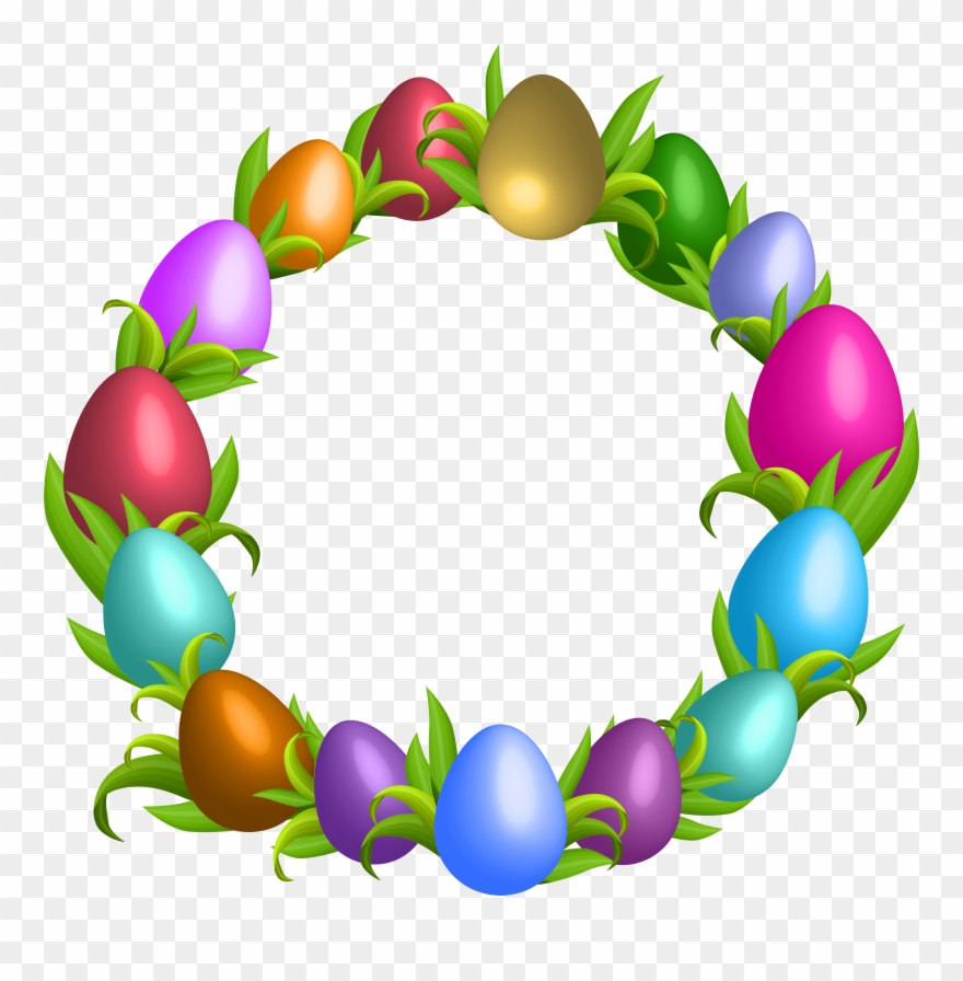 Easter Wreath Transparent Png Clip Art