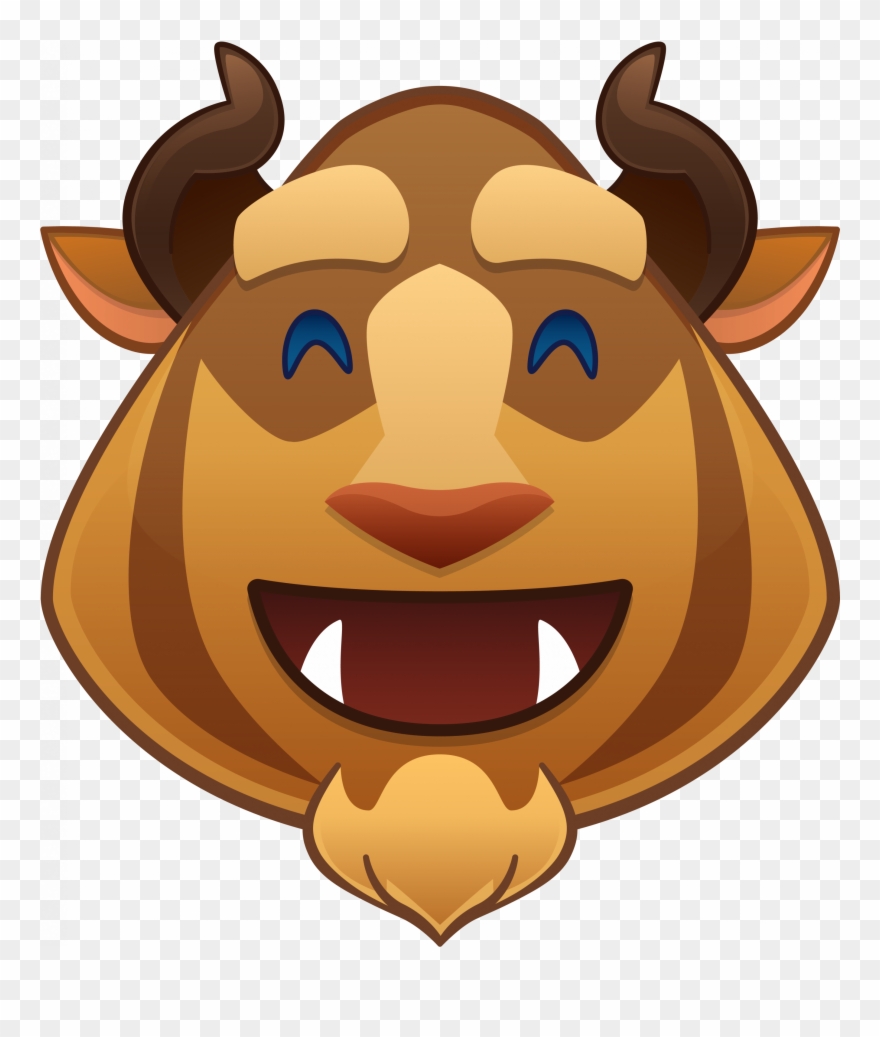 Beauty And The Beast Emoji Clipart Belle Beauty And - Disney Emoji Beauty And The Beast - Png Download