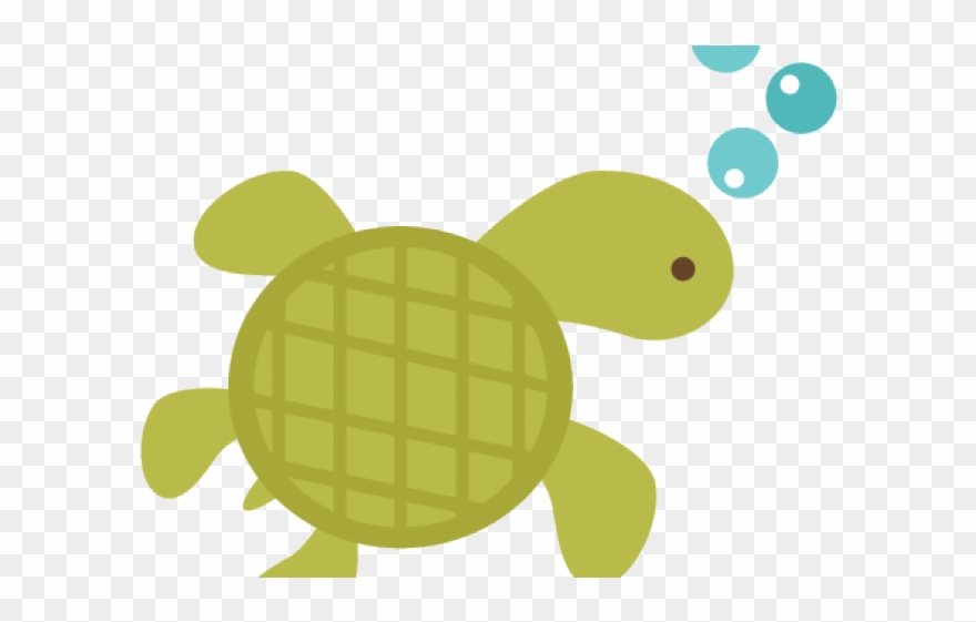 Sea Turtle Clipart Underwater - Cartoon Transparent Sea Turtles - Png Download
