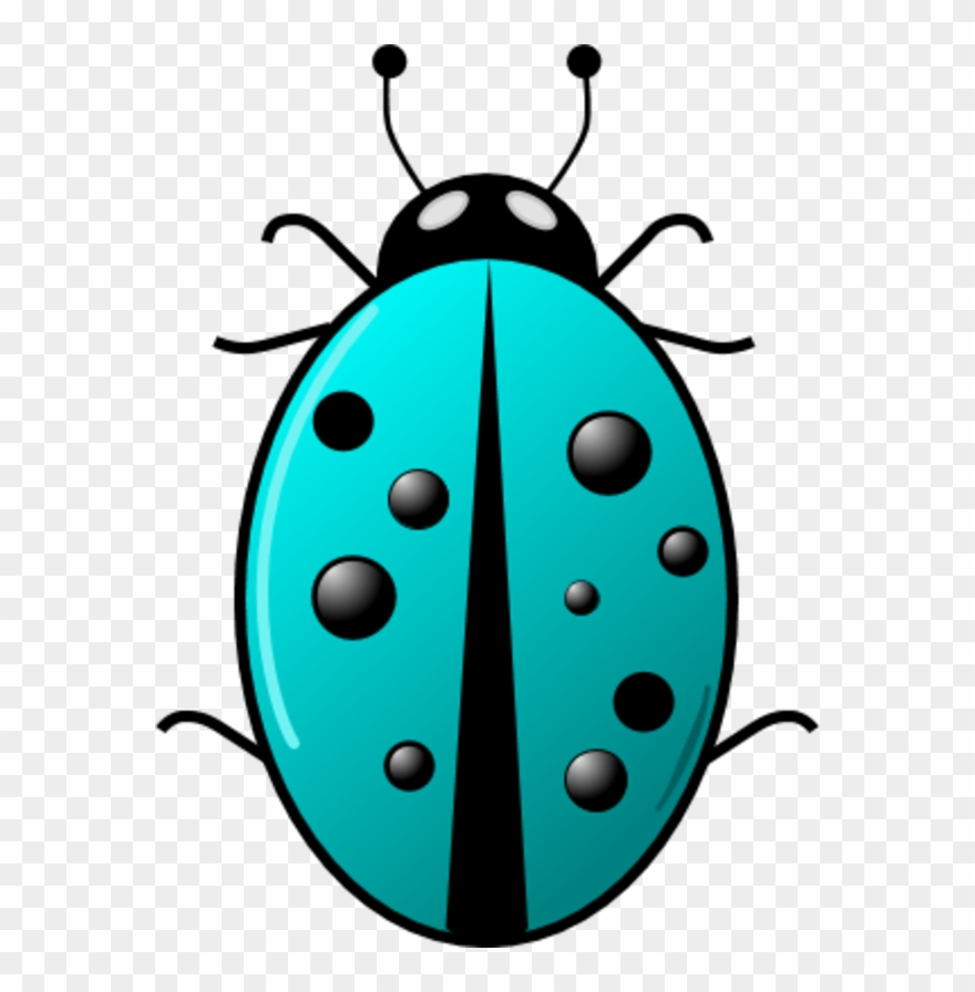 Vector Clip Art - Clipart Cartoon Ladybird - Png Download