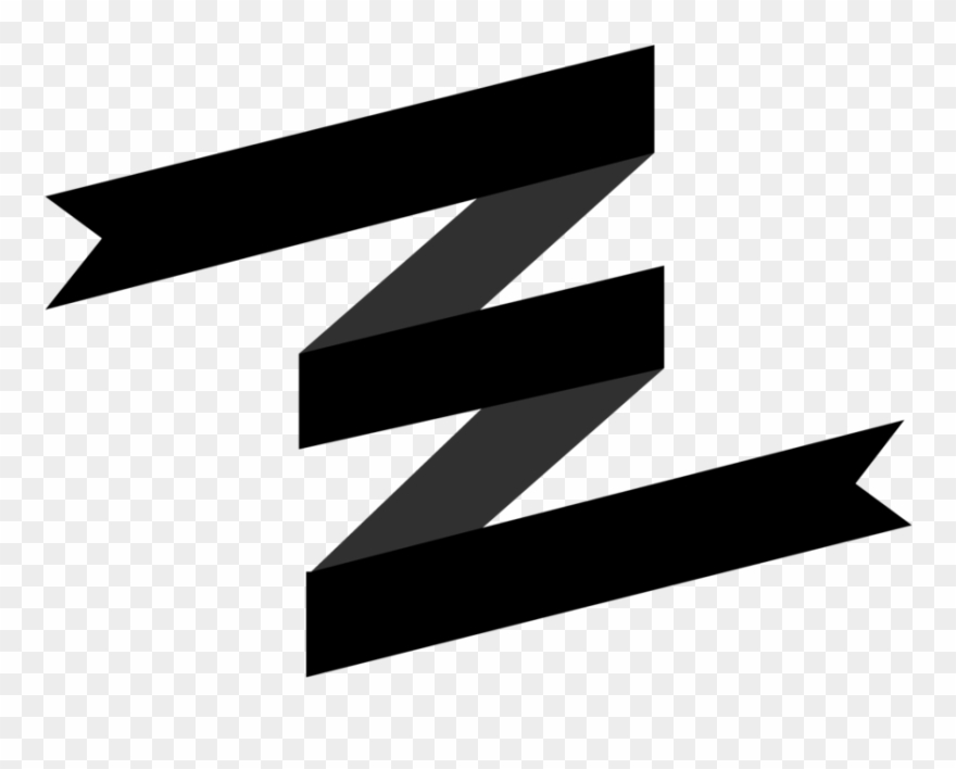 Black Banner Ribbon Png - Portable Network Graphics Clipart