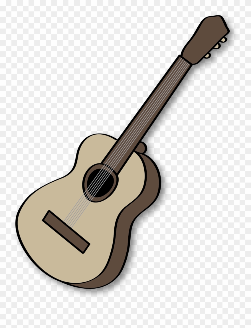 Eine Gitarre - - Acoustic Guitar Clipart
