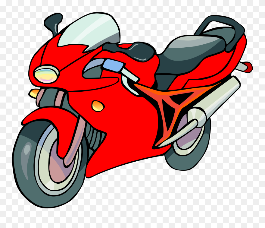 Ohne Fremdverschulden Ist Am Montag, - Motorcycle Clip Art - Png Download