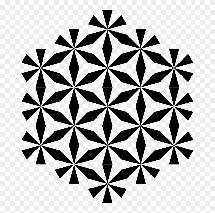 Hexagonal Clip Art Download - Sacred Geometry Clipart - Png Download
