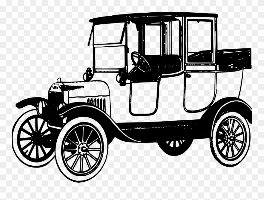 Truck Clipart Old Fashioned - Model T Ford Clipart - Png Download
